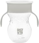 AKUKU Gyermek bájos itató pohár Akuku 360° - 270 ml szürke - babyboxstore