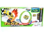Magic Toys Track Racing versenypálya hurokkal, lángoló ugratóval és hátrahúzós kisautóval (MKK332313)