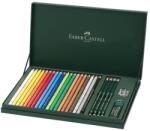 Faber-Castell Színes ceruza készlet 20db-os FABER Polychromos fa dobozban kiegészítőkkel