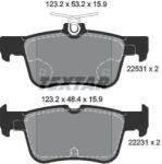 TEXTAR set placute frana, frana disc TEXTAR 2253101 (2253101)