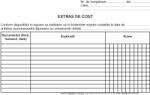  Extras de cont A4