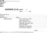  Chitantier A6 CAR IFN 2 exemplare