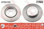 TRW Disc frana TRW SINGLE DF6610S (DF6610S)