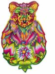 Wood Trick Puzzle colorat din lemn - urs Puzzle