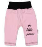 Baby Nellys Pantaloni de trening Baby Nellys din bumbac, Little Princess, roz