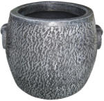 iGarden Ghiveci PE vintage, rotund, imitatie piatra, model STONE XL