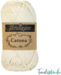 Scheepjes Catona 130 Old Lace - csipkefehér pamut fonal