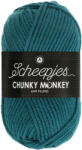 Scheepjes Chunky Monkey 1708 Petrol - kék akril fonal