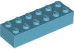LEGO® Alkatrészek (Pick a Brick) Középazúr 1X2X6 Elem 6022000