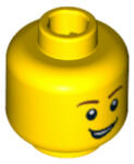 LEGO® Alkatrészek (Pick a Brick) Sárga Minifigura fej - Mosolygós Arccal 4570043
