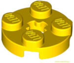 LEGO® Alkatrészek (Pick a Brick) Sárga 2X2 Kerék Elem Tengely Csatlakozóval 403224