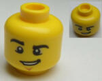 LEGO® Alkatrészek (Pick a Brick) Sárga Minifigura fej - Mosolygós Arccal 3 6021844