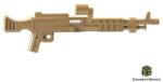 LEGO® Alkatrészek (Pick a Brick) Sötét cserszínű M240 géppuska CBR420