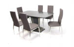Divian Toni asztal Toni székkel - 6 személyes étkezőgarnitúra