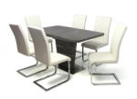 Divian Spark asztal Boston székkel - 6 személyes étkezőgarnitúra