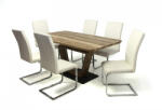Divian Leon asztal Boston székkel - 6 személyes étkezőgarnitúra