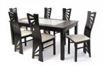 Divian Stella asztal Stella székkel - 6 személyes étkezőgarnitúra