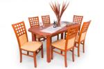 Divian Kármen szék Piánó asztallal - 6 személyes étkezőgarnitúra
