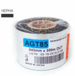  Черна 43мм/300м термотрансферна лента за ТЕКСТИЛ agt85