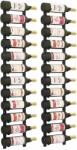 vidaXL Suporturi vin montate pe perete, 12 sticle, 2 buc, negru, fier (282467) - comfy Suport sticla vin