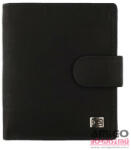 Kadro fekete patentos álló férfi puha bőr pénztárca 647397012