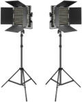 Neewer Kit 2 Panouri Neewer Bi Color 660 LED, trepiezi reglabili 200 cm, gentute transport incluse