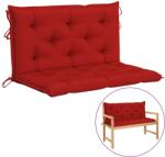vidaXL Pernă bancă de grădină, roșu, 100 cm, material oxford (314998)