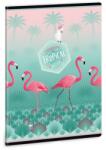 Ars Una Ars Una Pink Flamingo A/5 extra kapcsos füzet-négyzethálós 93149402
