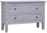 vidaXL Servantă cu 2 sertare, 90x30x60 cm, lemn masiv de mahon (283851) Comoda