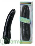 Seven Creations Vibrator negru P-Shape Vinyl 21 cm Seven Creations Vibrator