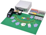 vidaXL Set de poker/blackjack cu 600 de jetoane cu laser din aluminiu (80186) - comfy