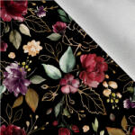 Takoy Softshell téli - arany virágok feketén