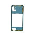 Samsung A715 Galaxy A71 (lcd) középső keret kék, gyári