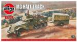 Airfix Kit clasic VINTAGE militar A02318V - M3 Half Track și 1 Ton Remorcă (1: 76) (30-A02318V)