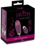 Javida - rádiós, forgó gyöngyös vibrotojás (lila) - sexshopcenter