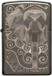 Zippo Black Ice® Elephant Fancy Fill Design öngyújtó | Z49074 (Z49074)