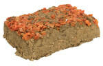 TRIXIE Natural Clay Stone Carrot Finom sárgarépás fogkoptató 100 g (60146)
