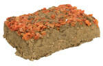 TRIXIE Natural Clay Stone Carrot Finom sárgarépás fogkoptató 100g (60146)