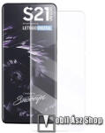  SAMSUNG Galaxy S21 Ultra 5G (SM-G998B/SM-G998B/DS), Üvegfólia, 0, 3mm vékony, 9H, Sík részre
