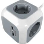 ORNO 4 Plug + 2 USB 1,4 m (OR-AE-13144(GS))