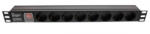 Well 8 Plug 2 m Switch (PDU-SW-19"/1U/8S2M-WL)