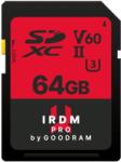 GOODRAM SDXC 64GB C10/ UHS-II IRP-S6B0-0640R12