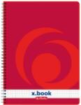 Herlitz Caiet cu spira A4, 160 file, patratele, X. Book, Herlitz HZ11163946 (11163946)