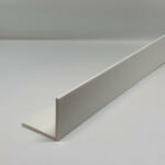 Celox OX Fehér L profil Műanyag sarokprofil 25x15x2500 mm Sarokléc élvédő szögprofil