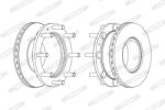 FERODO Disc frana FERODO PREMIER FCR308A (FCR308A)