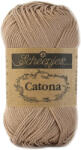Scheepjes Catona 506 Caramel - karamell barna pamut fonal