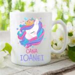 Gravolo Cana Personalizata cu Nume Unicorn (C659)