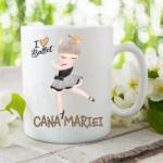 Gravolo Cana Personalizata cu Nume Balerina (C652)
