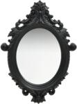 vidaXL Oglindă de perete în stil Castle, negru, 56 x 76 cm (320359)