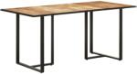 vidaXL Masă de bucătărie, 160 cm, lemn de mango nefinisat (320693)